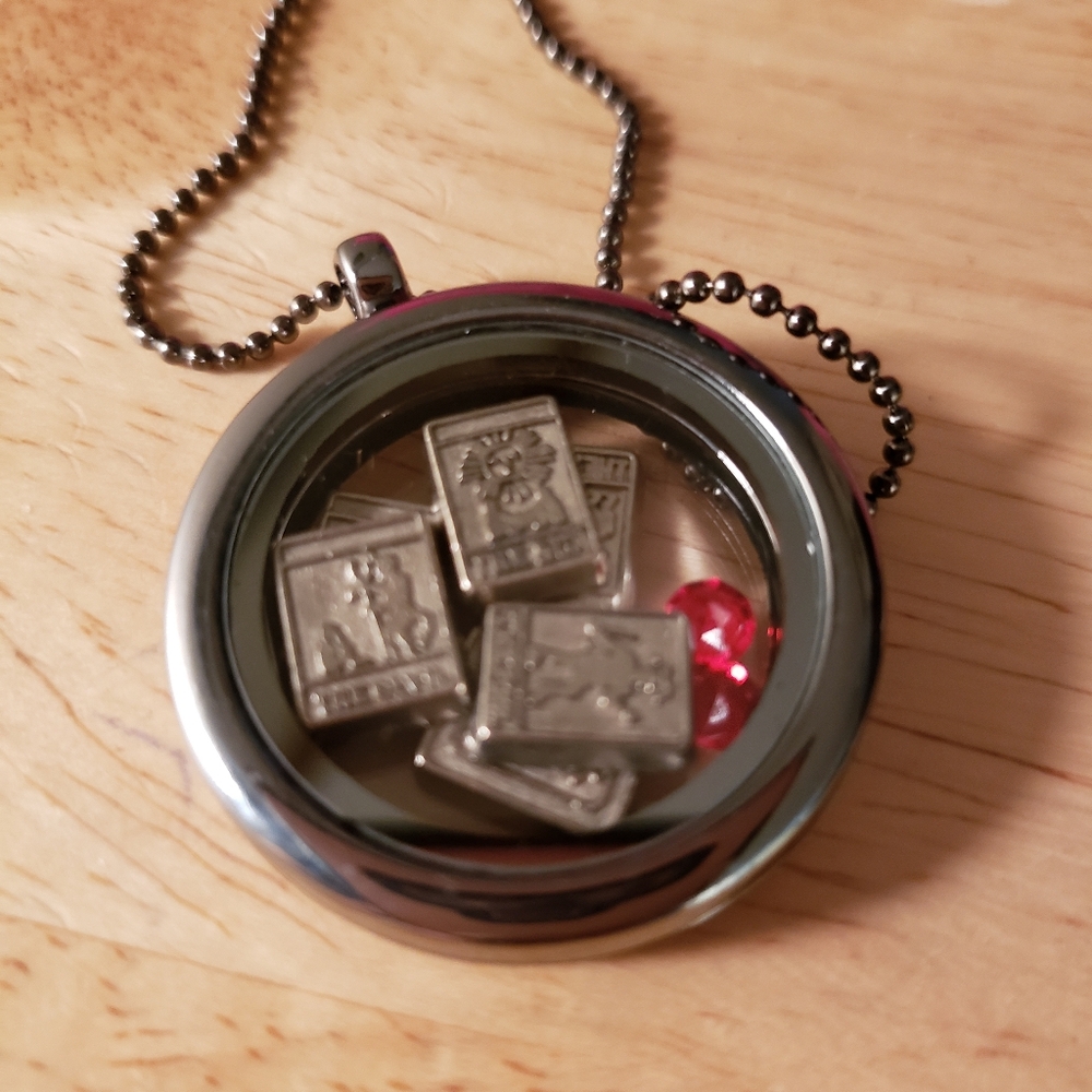 Tarot Cards Floating Charms Necklace Magnet Closure